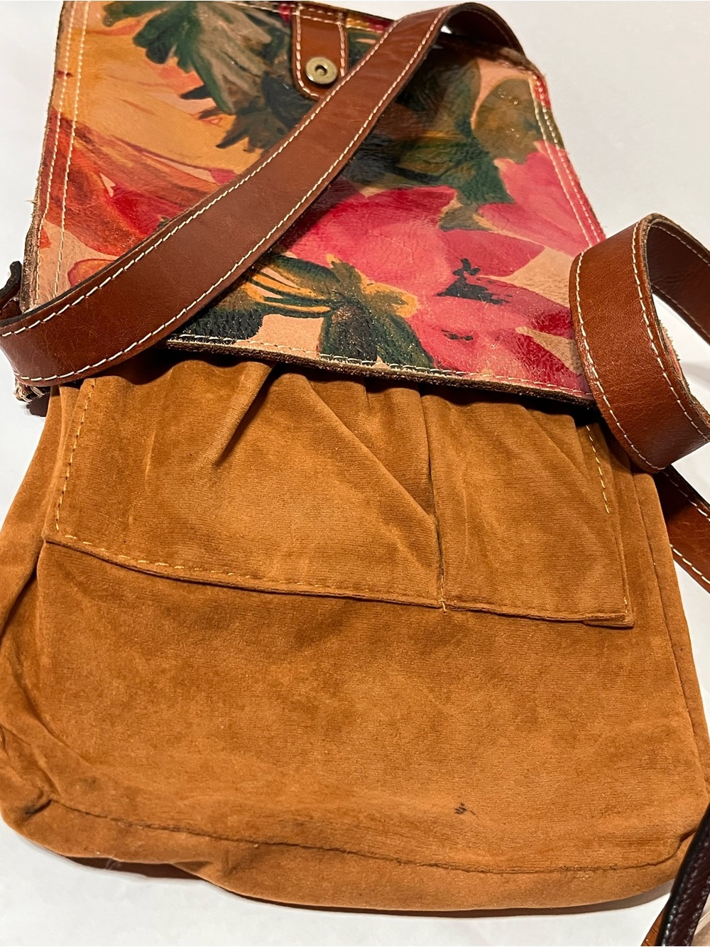 Patricia Nash Crossbody Bag Floral Print - Picture 3 of 8